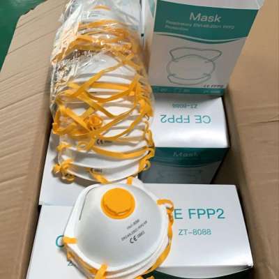 Cup type folded type ffp3 ffp2 with valve dust filter nose filter