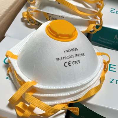 ffp2 dust filter with valve cup type ffp3 with EN149