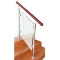 Quick Installation Stainless Steel Balustrade Fittings High Quality Steel Pipe Stair Handrail.